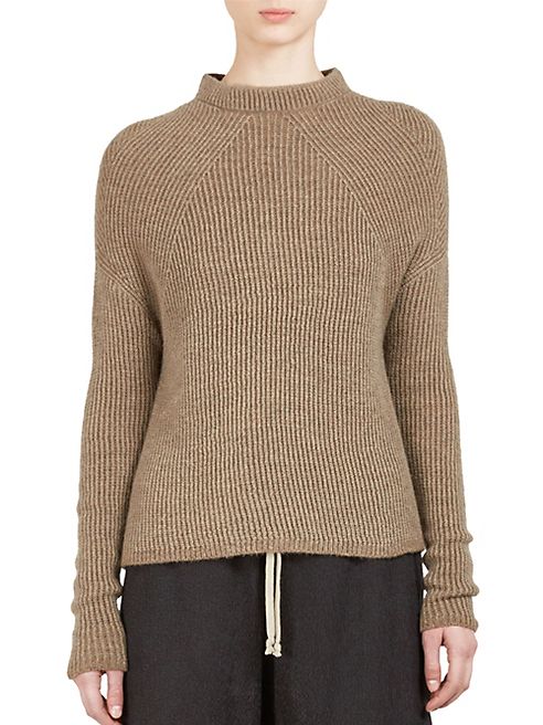 Rick Owens - Crater Ribbed Knit Pullover