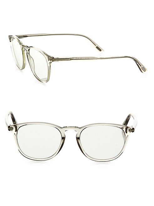 Tom Ford Eyewear - 51MM Optical Glasses & Clip-On Sunglasses