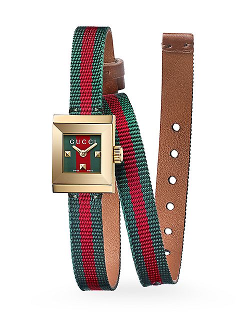 Gucci - G-Frame Wrap Strap Watch