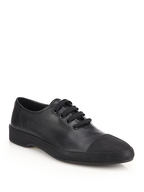 Prada - Runway Low-Top Leather Sneakers