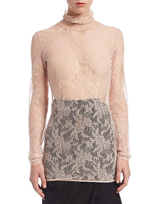 Lanvin - Chantilly Lace Pullover Top