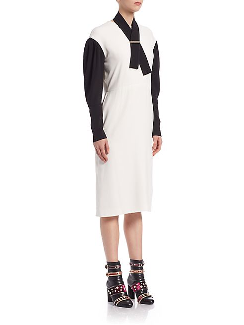 Lanvin - Drop Sleeve Silk Blend Dress