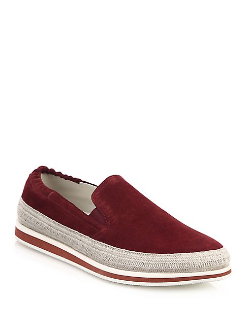 Prada - Saint-Tropez Suede Espadrilles