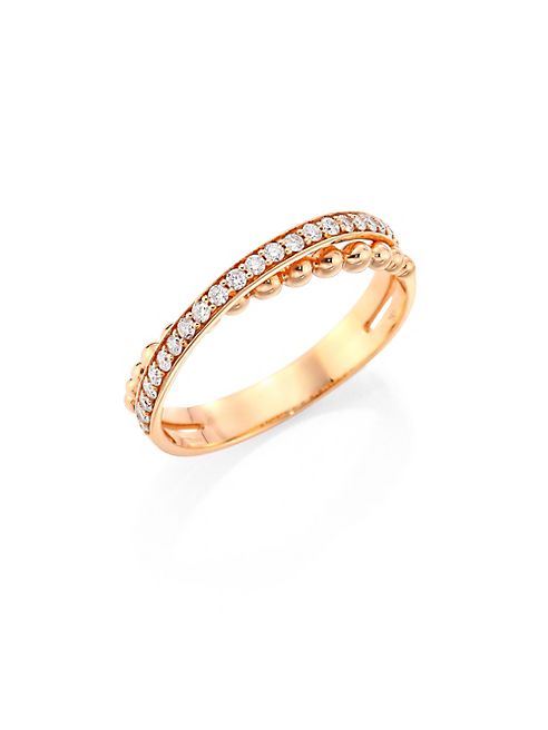 Hueb - Bubbles Diamond & 18K Rose Gold Ring