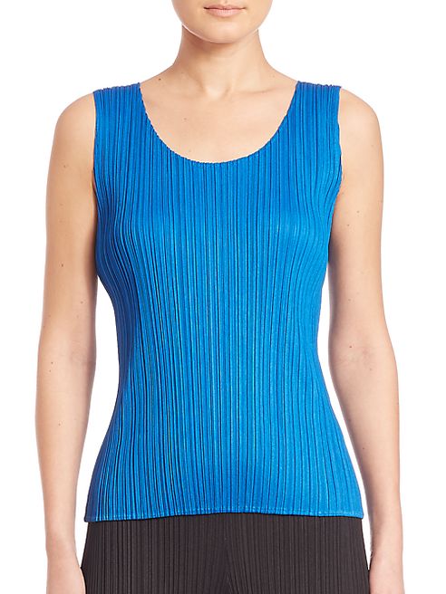 Pleats Please Issey Miyake - Colorful Basics Sleeveless Top