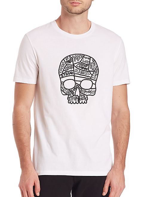 Markus Lupfer - Beaded Skull Tee