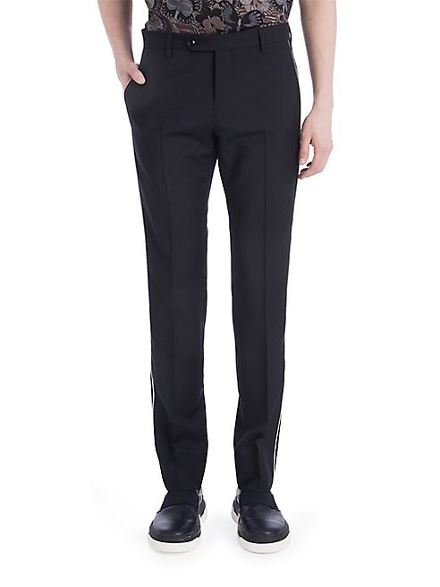 Valentino - Piped Cotton Pants