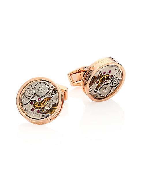 Tateossian - Skeleton Exposed Plated Limited Edition Cuff links