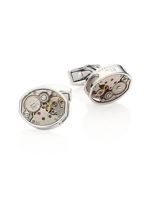 Tateossian - Skeleton Exposed Limited Edition Gear Cuff Links