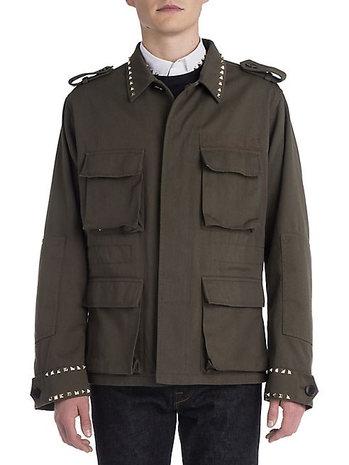 Valentino - Army Rockstud Parka Jacket