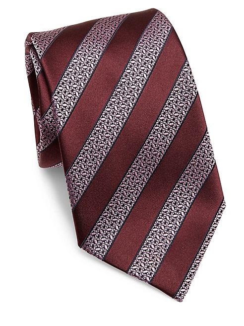 Ermenegildo Zegna - Striped Silk Tie