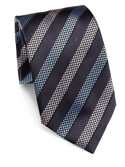 Ermenegildo Zegna - Textured Woven Silk Tie