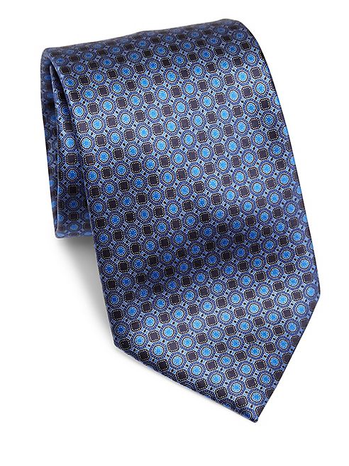 Ermenegildo Zegna - Geometric Silk Tie