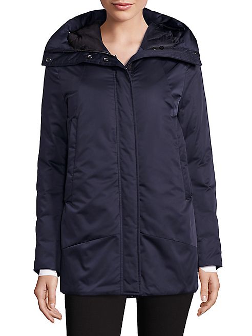 Dawn Levy - Zip Front Hooded Jacket