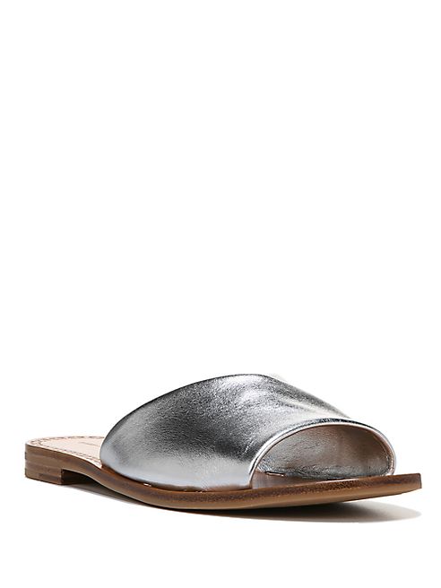 Diane von Furstenberg - Casserta Metallic Leather Slides