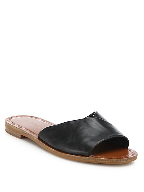 Diane von Furstenberg - Caserta Leather Slides