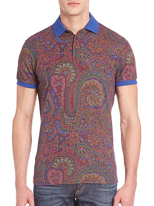 Etro - Paisley Printed Polo Shirt