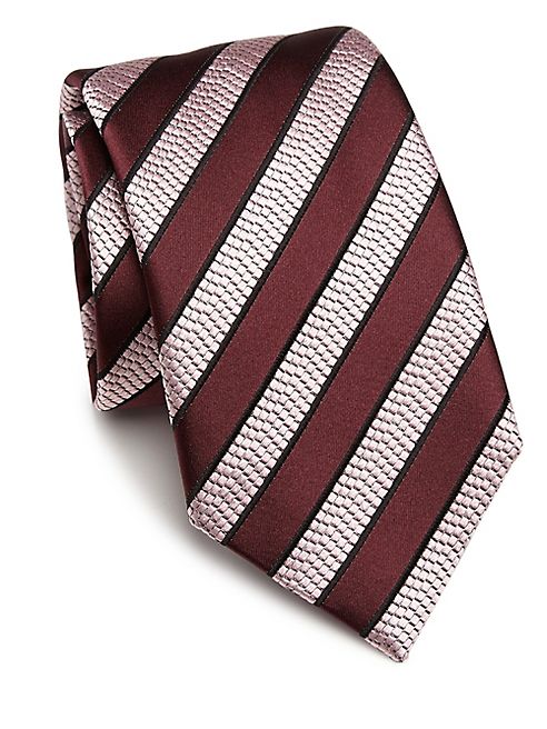 Ermenegildo Zegna - Striped Silk Tie