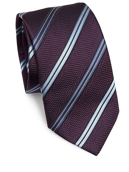 Ermenegildo Zegna - Diagonal Striped Silk Tie