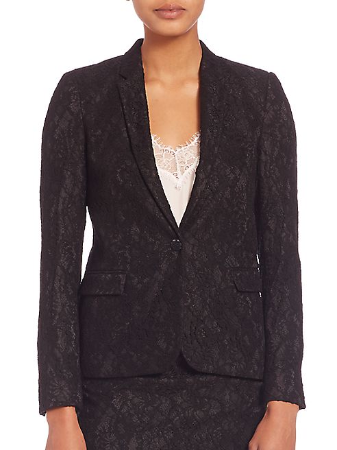 The Kooples - Jewel Buttoned Lace Jacket