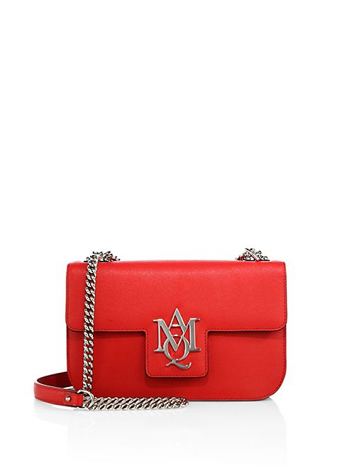 Alexander McQueen - Insignia Leather Chain Satchel