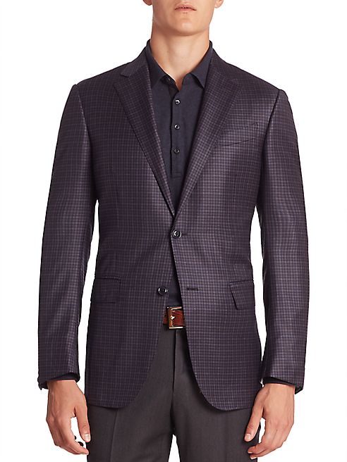 Ermenegildo Zegna - Plaid Wool Jacket