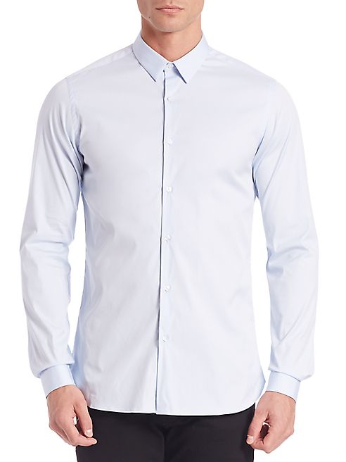 The Kooples - Fitted Cotton Button-Down Shirt