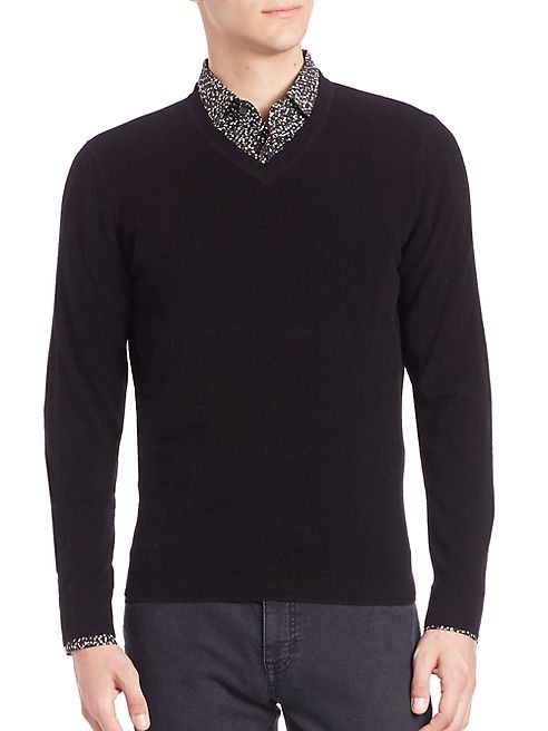 Saks Fifth Avenue Collection - Cashmere V-Neck Sweater