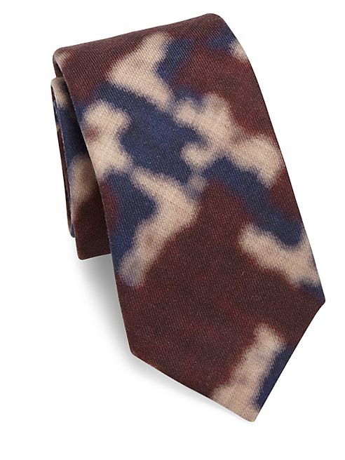 ISAIA - Patterned Silk Tie