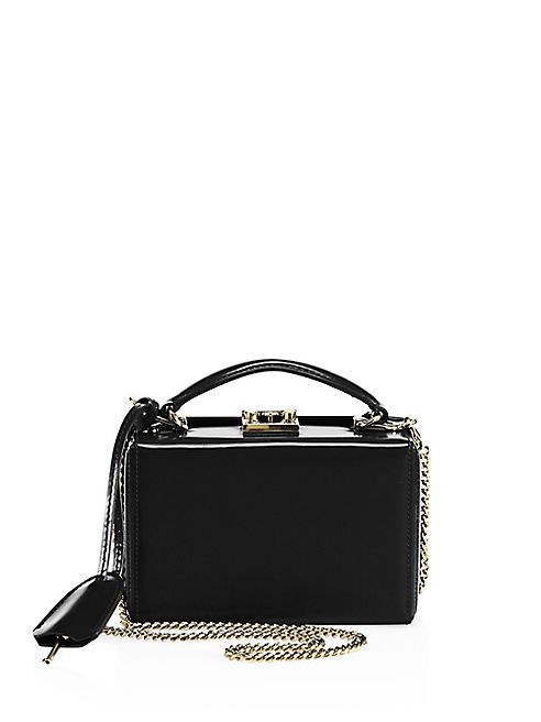 Mark Cross - Grace Mini Leather Box Crossbody Bag