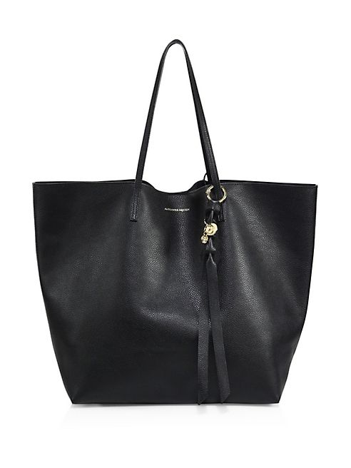 Alexander McQueen - Skull Open Leather Shopper