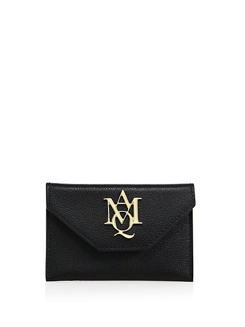 Alexander McQueen - Signature Leather Envelope Card Case