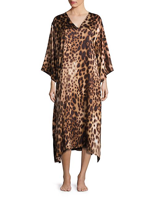 Natori - Leopard Printed Caftan