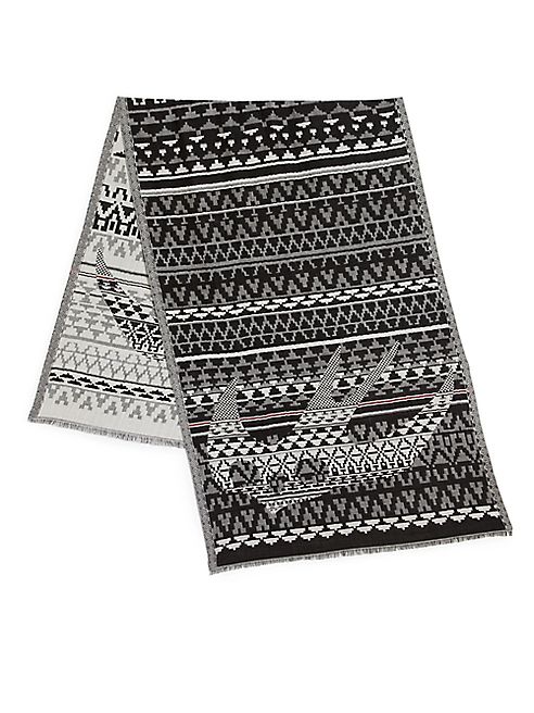 McQ Alexander McQueen - Fair Isle Wool-Blend Scarf