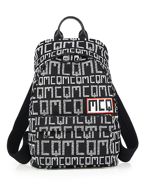 McQ Alexander McQueen - Signature Printed Cotton Backpack