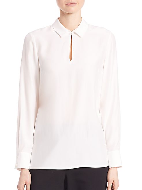 Lafayette 148 New York - Matte Silk Shay Blouse