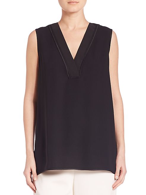 Lafayette 148 New York - Silk Double Georgette Cali Blouse