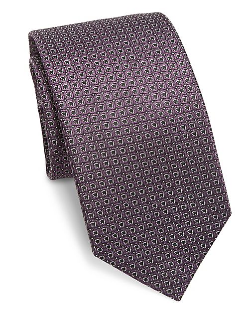 Saks Fifth Avenue Collection - Mosaic Silk Tie