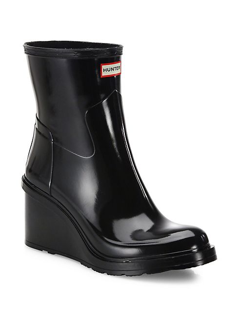 Hunter - Original Refined Short Mid-Wedge Gloss Rain Boots