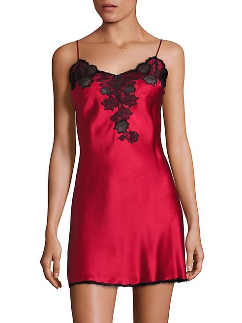 Josie Natori - Lolita Lace Silk Chemise