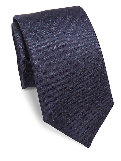 Saks Fifth Avenue Collection - Tonal Herri Silk Tie