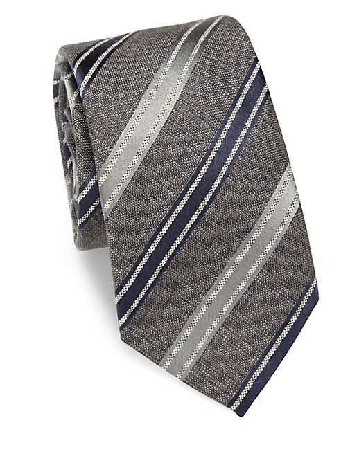 Saks Fifth Avenue Collection - Textured Stripe Tie