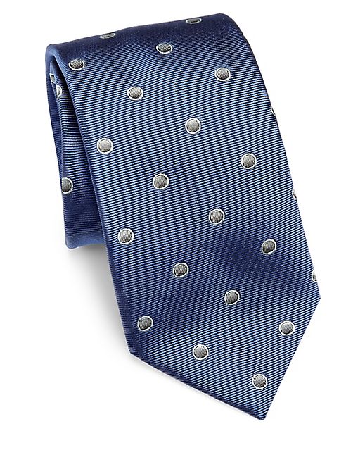 Saks Fifth Avenue Collection - Sphere Dot Silk Tie