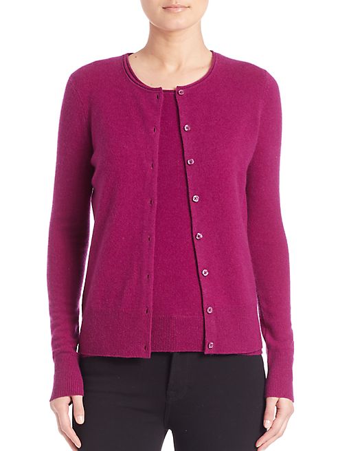 Saks Fifth Avenue Collection - Cashmere Button-Front Cardigan