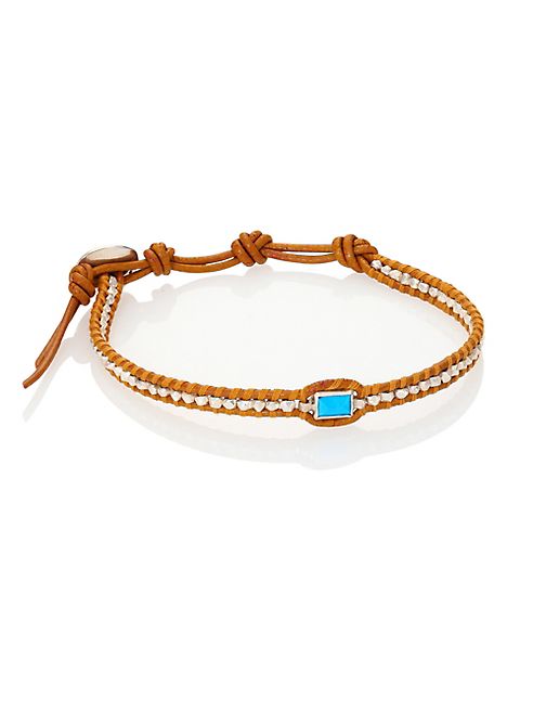 Chan Luu - Turquoise & Silver Bracelet