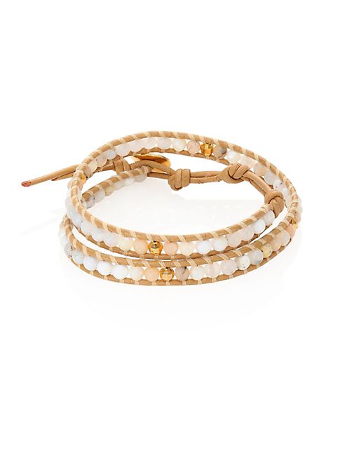 Chan Luu - Opal & Mother Of Pearl Wrap Bracelet