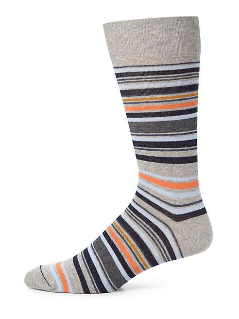 Saks Fifth Avenue Collection - Merino Striped Socks