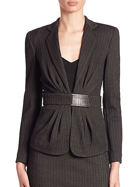 Armani Collezioni - Micro Chevron Jacket