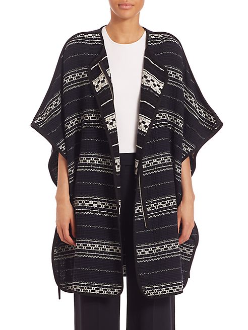 A.L.C. - Chance Virgin Wool Blend Poncho