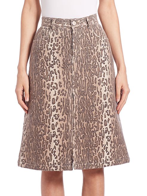 See by Chloé - Leopard Printed Skirt